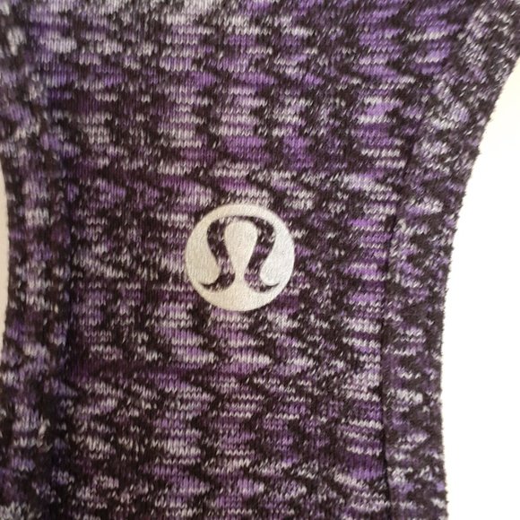 Lululemon Cool Racerback Extra Long Tank in Ziggy Wee Caspian Purple Size 4 - Picture 3 of 8
